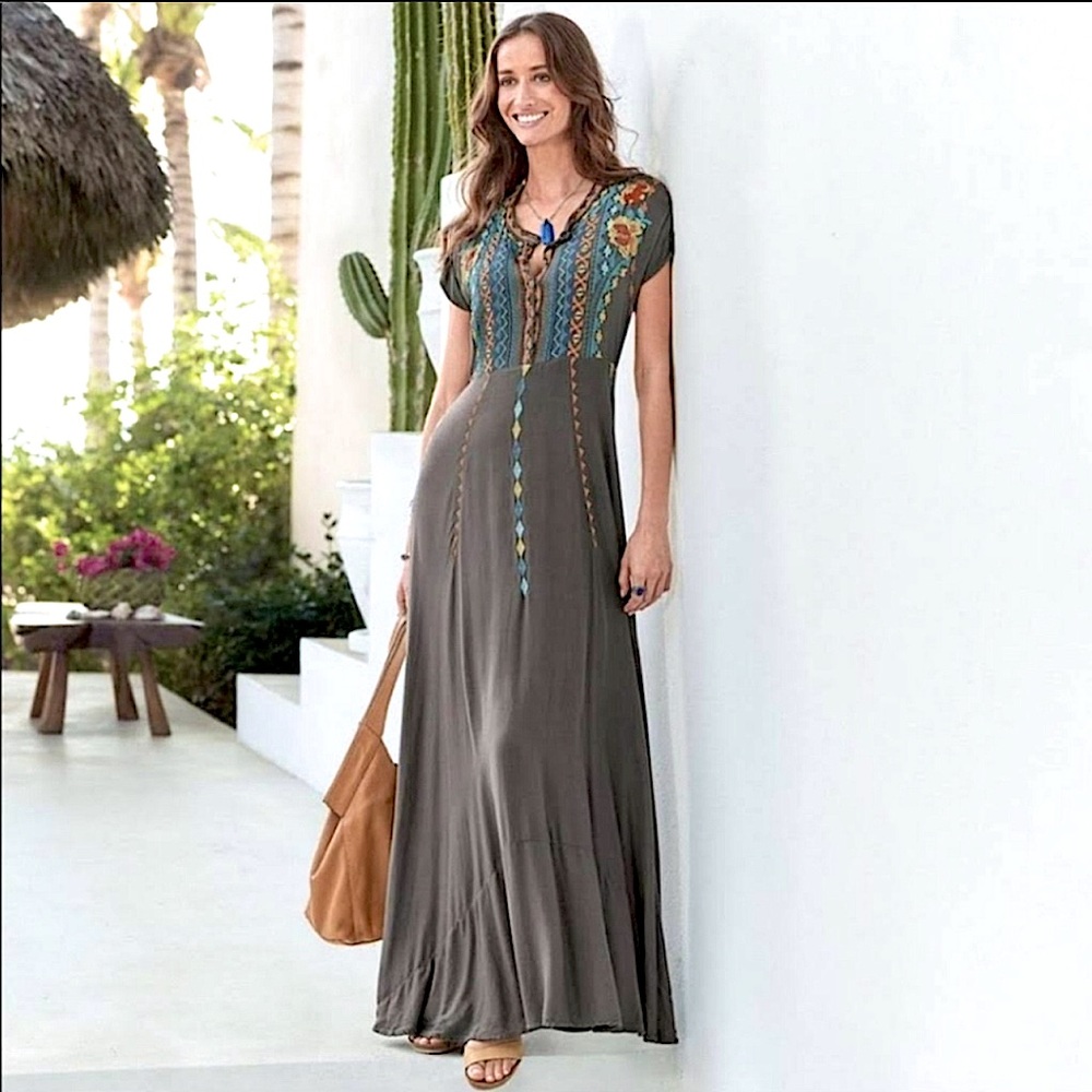 Johnny Was Biya Maxi Dress
